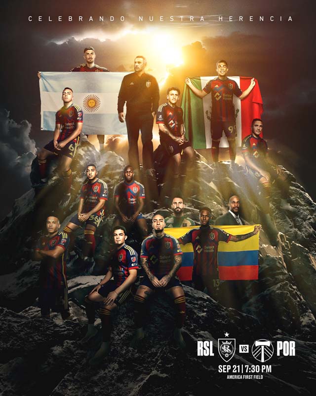 Matchday poster: 9.21 vs POR, Hispanic Heritage Month