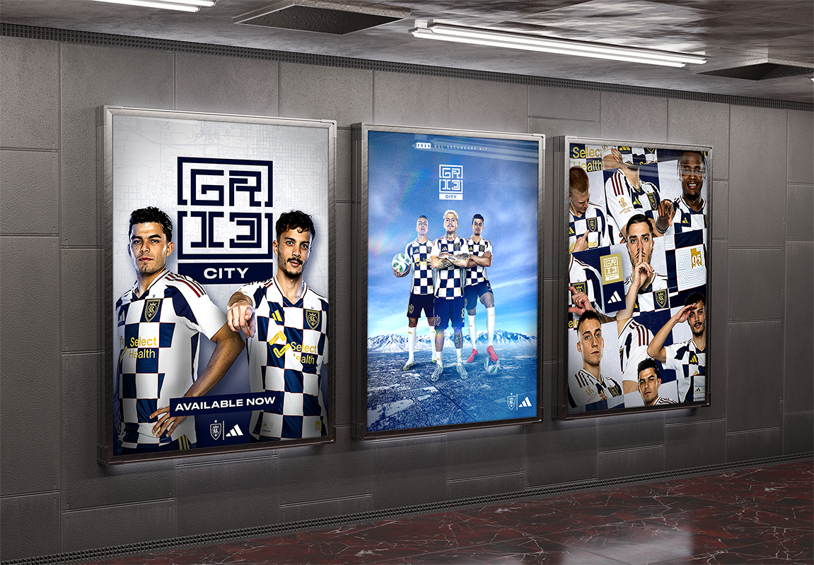 Grid City kit launch: poster mockup