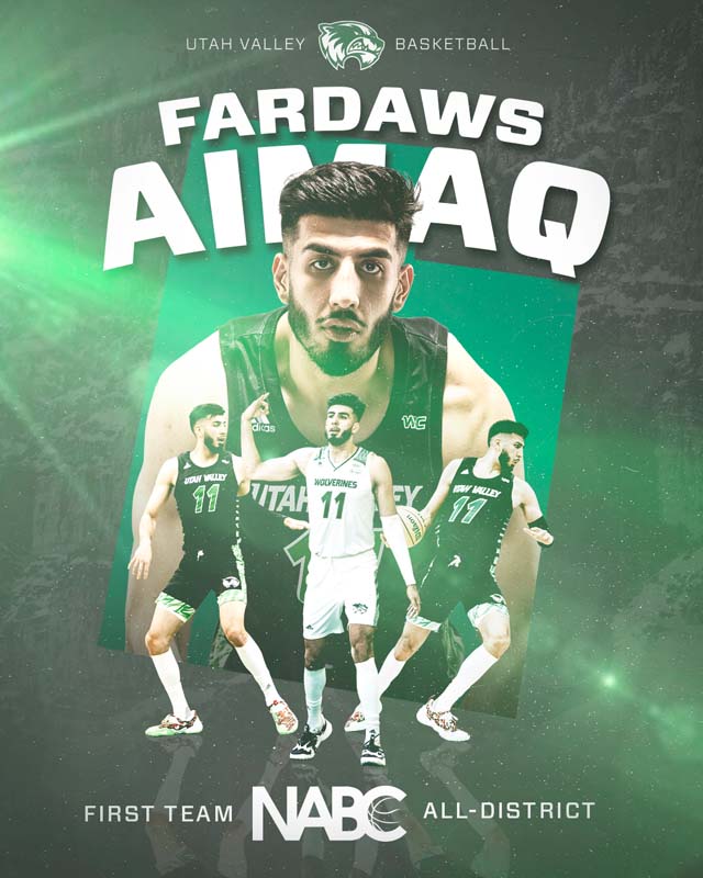 Men's basketball: Fardaws Aimaq, NABC award