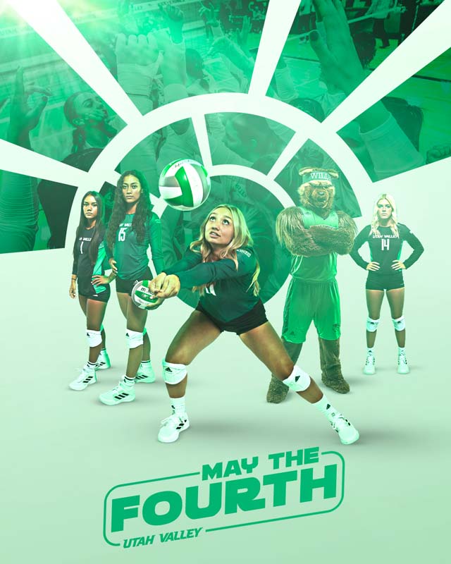 Women's volleyball: May the Fourth, full team